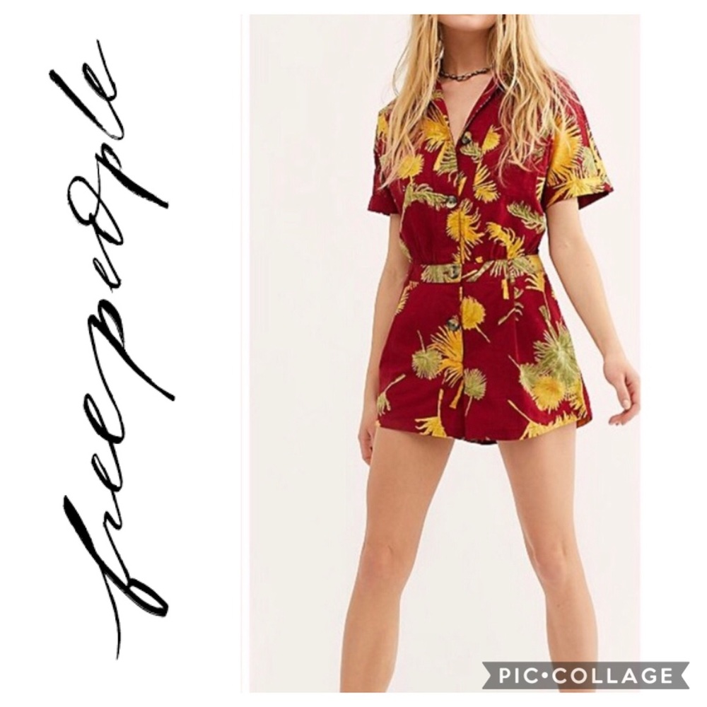 NWT Free People Malibu Romper Size XS